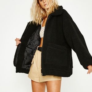 I am Gia pixie coat (black)